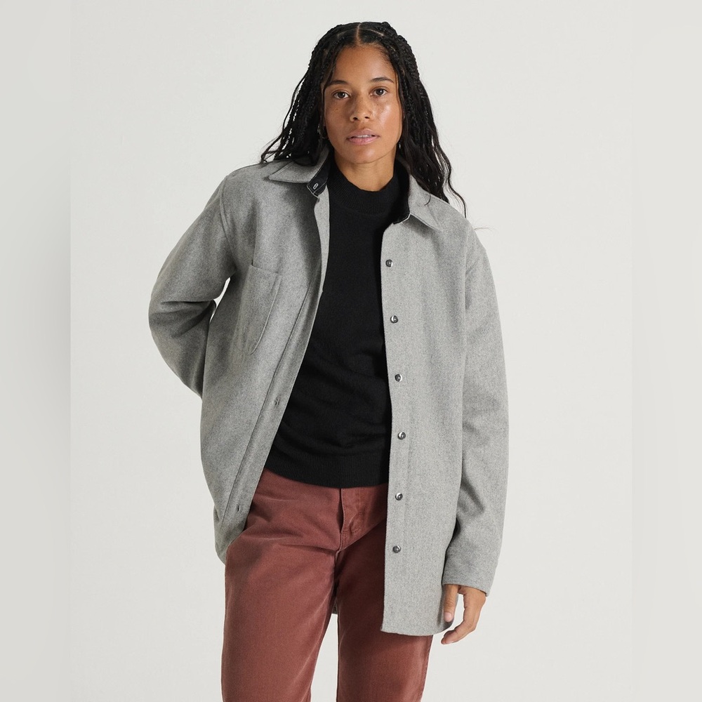 Anian The Modern Melton Wool Shirt